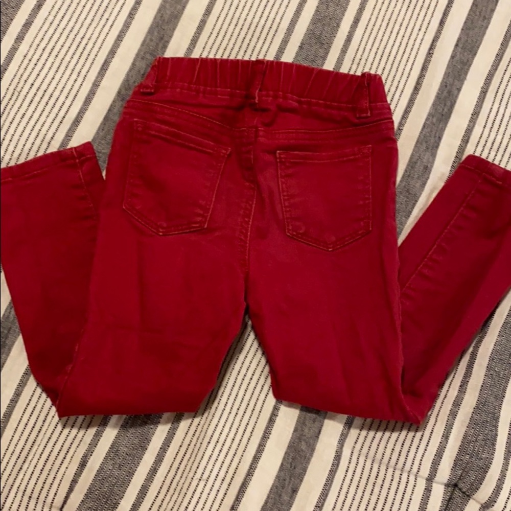 Gap red jeans